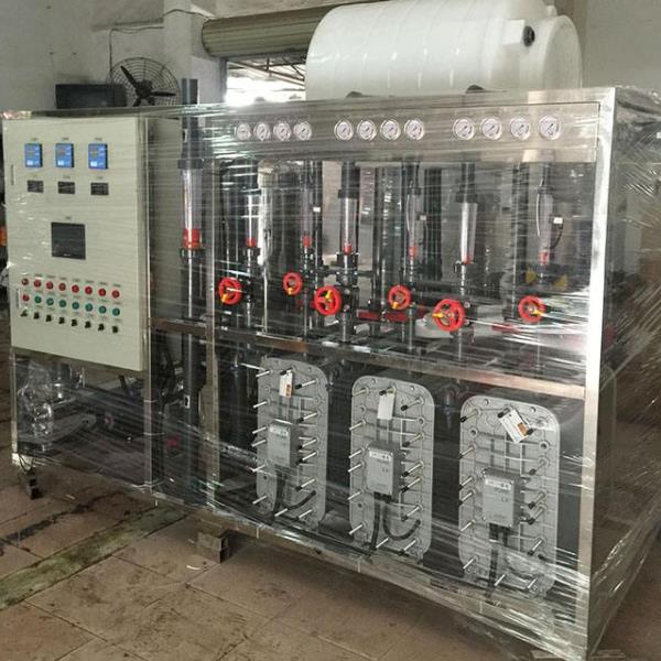 EDI超纯水处理设备森盛隆采用电去离子技术
